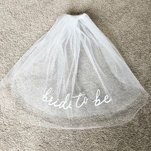 Bridal White Tulle Veil